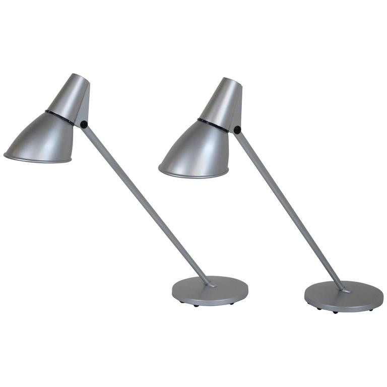 Pair of 'Spy' Lamps by Hannes Wettstein for Artemide For Sale at