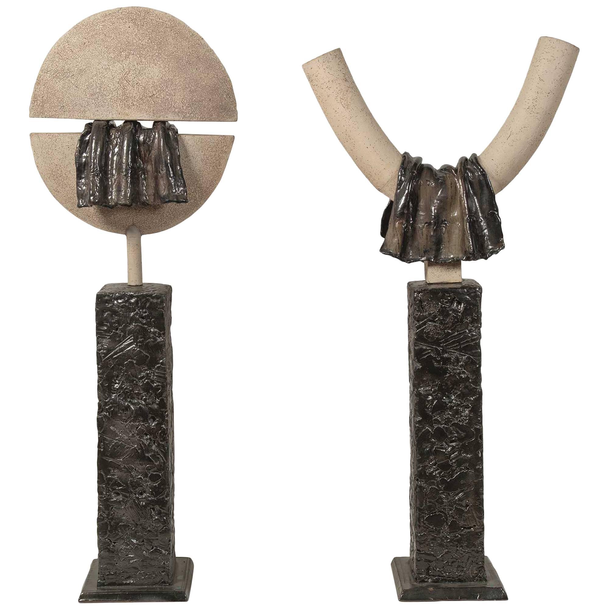 Pair of monumental Gustave Tiffoche Sculptures For Sale