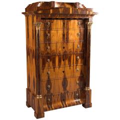 Exclusive Chiffonier and Commode in Biedermeier Style from Rosewood 10