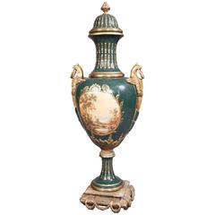 High Quality Sevre Mantel Vase in 18th Century Style 3