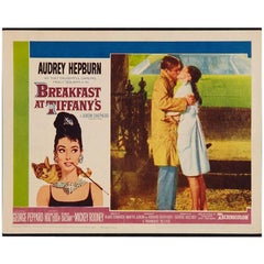 Vintage "Breakfast At Tiffany's" Film Poster, 1961