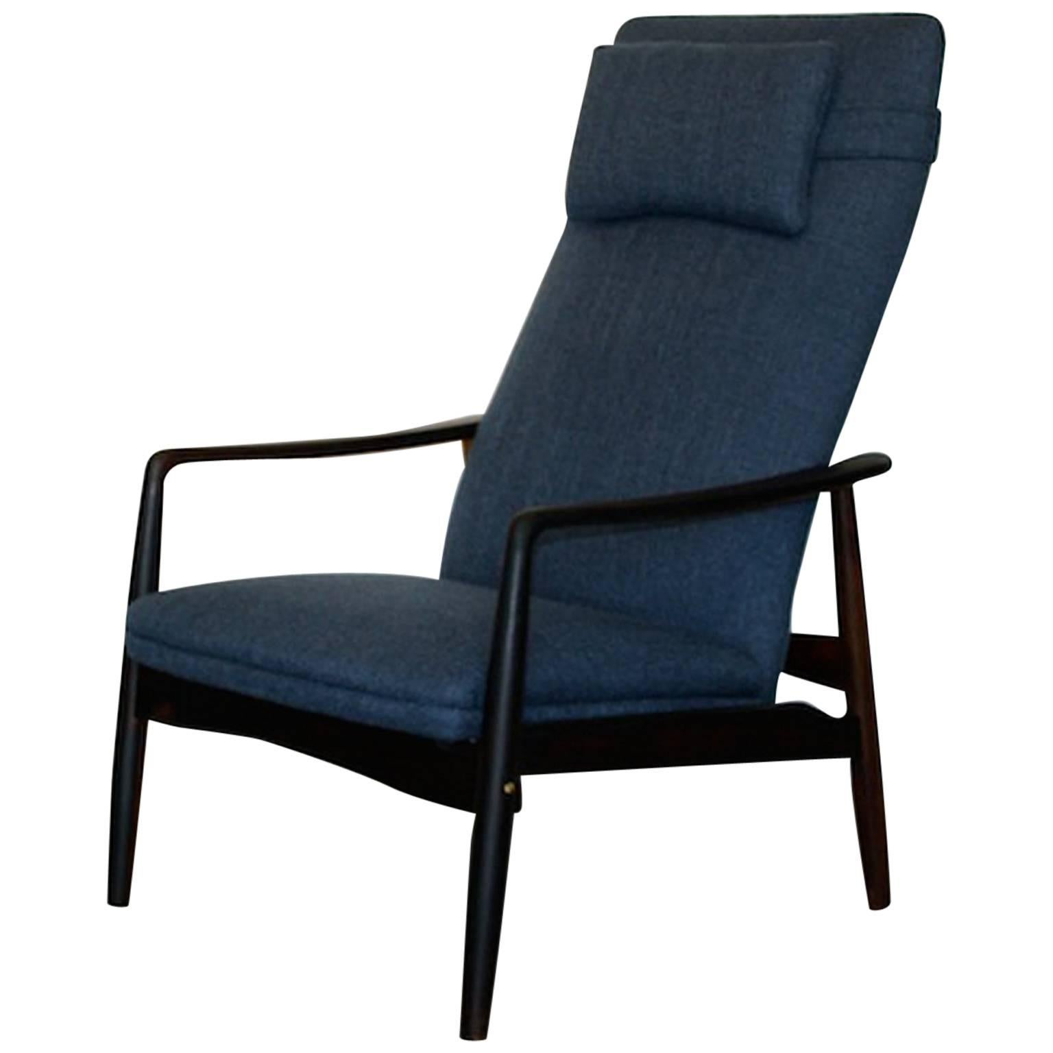 High Back Lounge Chair by Søren Ladefoged for SL Mobler, Danish Design, 1950s