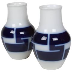 Two Porcelain Vases by KPM, German, 1950s 5