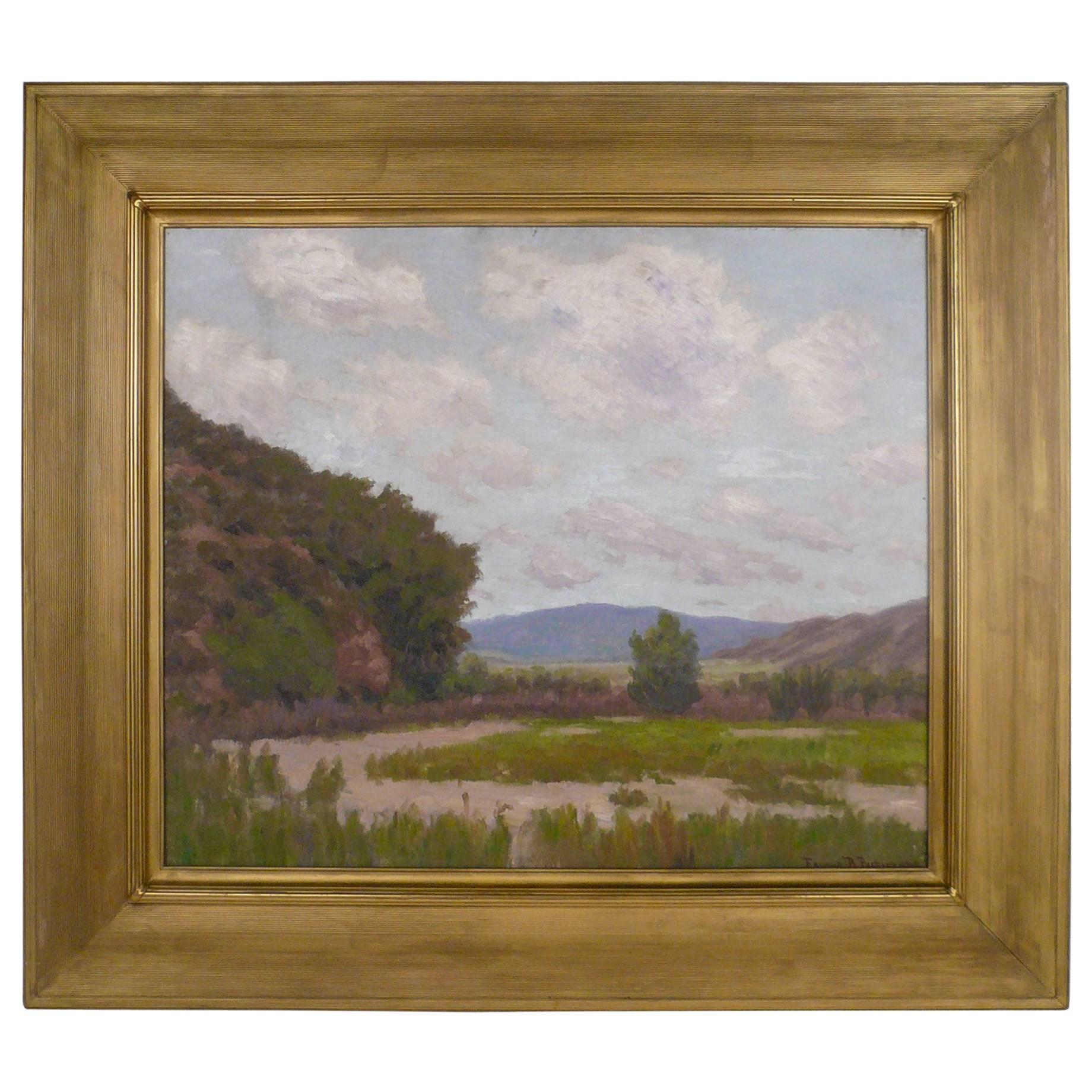 California Landscape by American Impressionist Painter Edward B. Butler