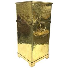 Hammered Brass Umbrella Stand 7