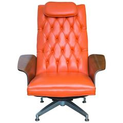 George Mulhauser Tufted Back Lounge Chair for Plycraft