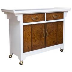 Lacquered and Burlwood Berhardt Sideboard/Server