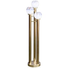 A.V. Mazzega Murano Glass Floor Lamp