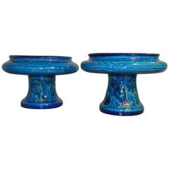 Bitossi Rimini Blue Matching Pair