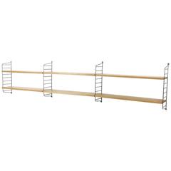 Used Original Ashwood 1960s Modular String Wall Unit by Nisse Strinning, Sweden