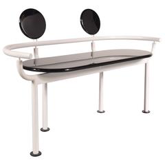 Memphis Style Bench, Attributed to Ettore Sottsass, circa 1980