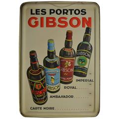1936 Les Portos Gibson Sign 3