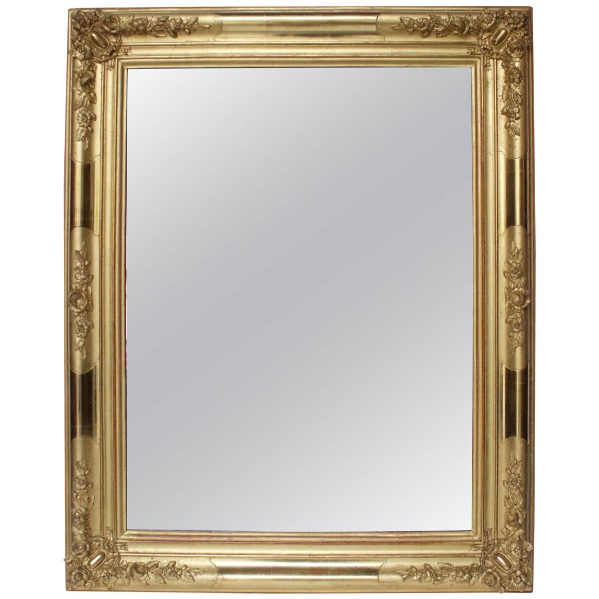 Early 19th Century French Giltwood Mirror For Sale