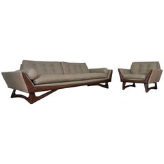 Adrian Pearsall Gondola Sofa and Lounge Chair-Craft Associates