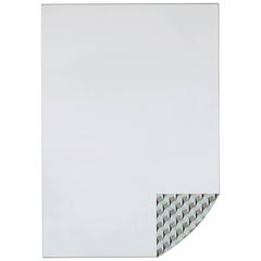 Risvolti B Steel and Opaline Glass Mirror