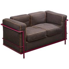 Le Corbusier Perriand and Jeanneret LC2 Sofa for Cassina 4
