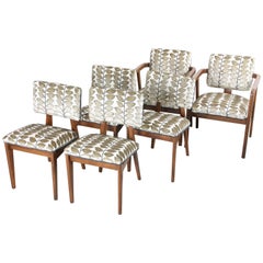 Ensemble de six chaises de salle à manger George Nelson n° 4668 pour Herman Miller