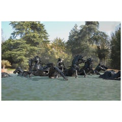 Apollo's Fountain, a Unique Bronze Copy after the Original Group in Versailles