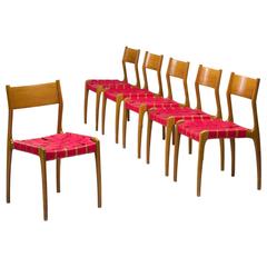 Set of Six Italian Dining Chairs 9