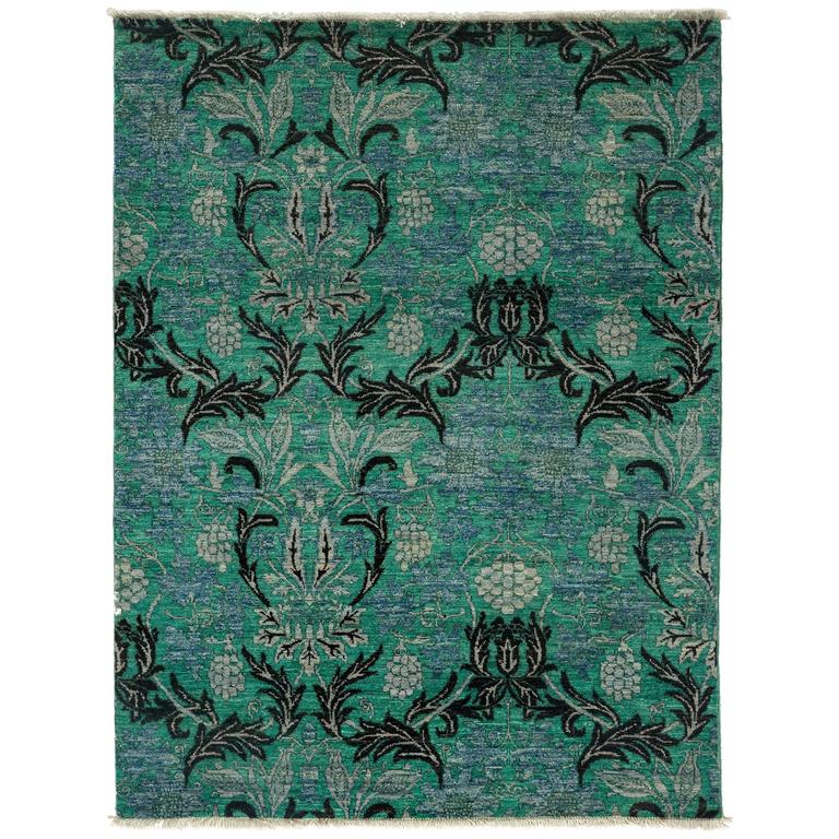 Green Arts And Crafts Area Rug, Solo Rugs For Sale at 1stdibs