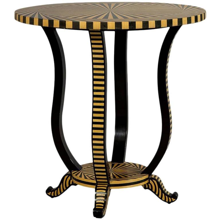 Art Deco Spiral Accent Table at 1stDibs