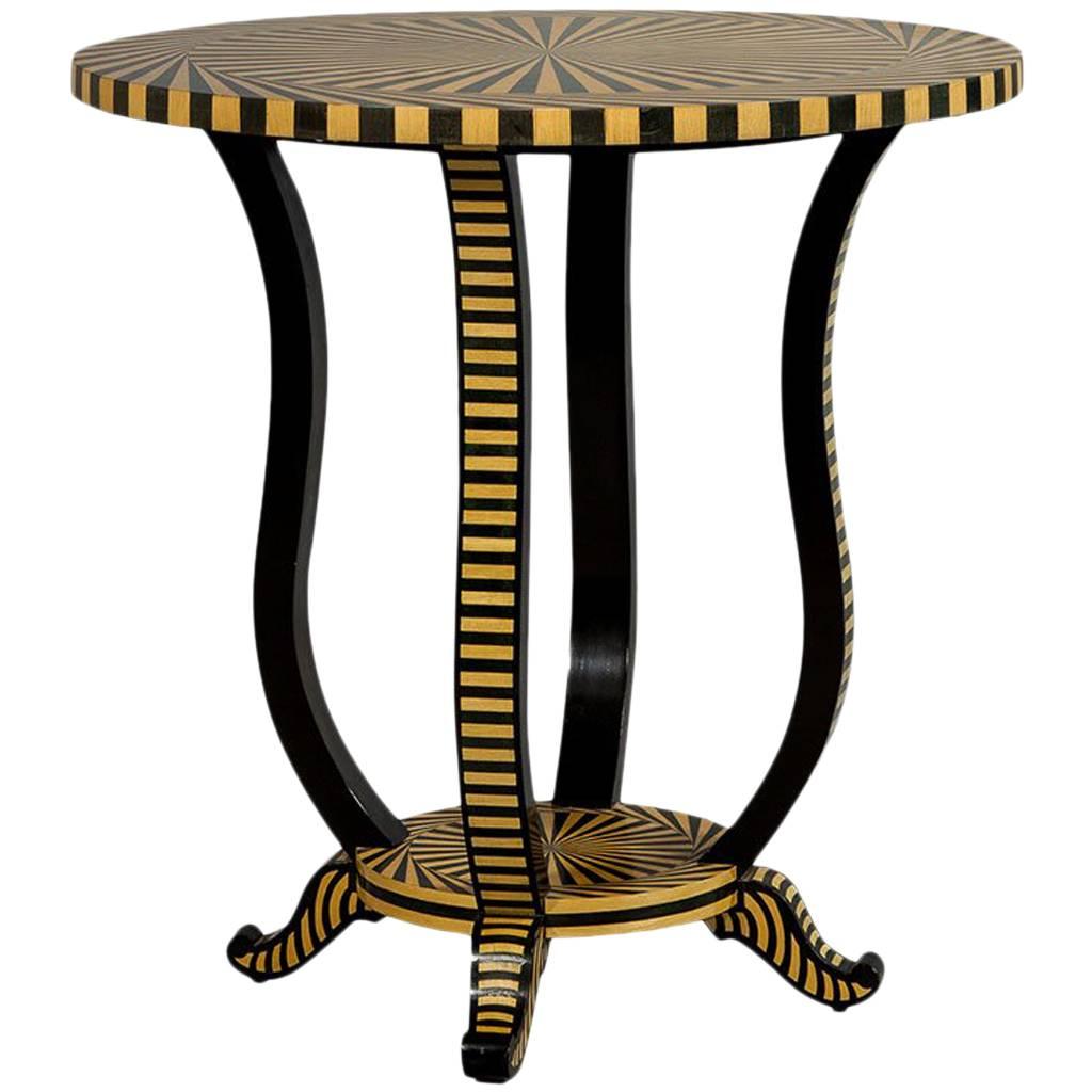 Art Deco Spiral Accent Table