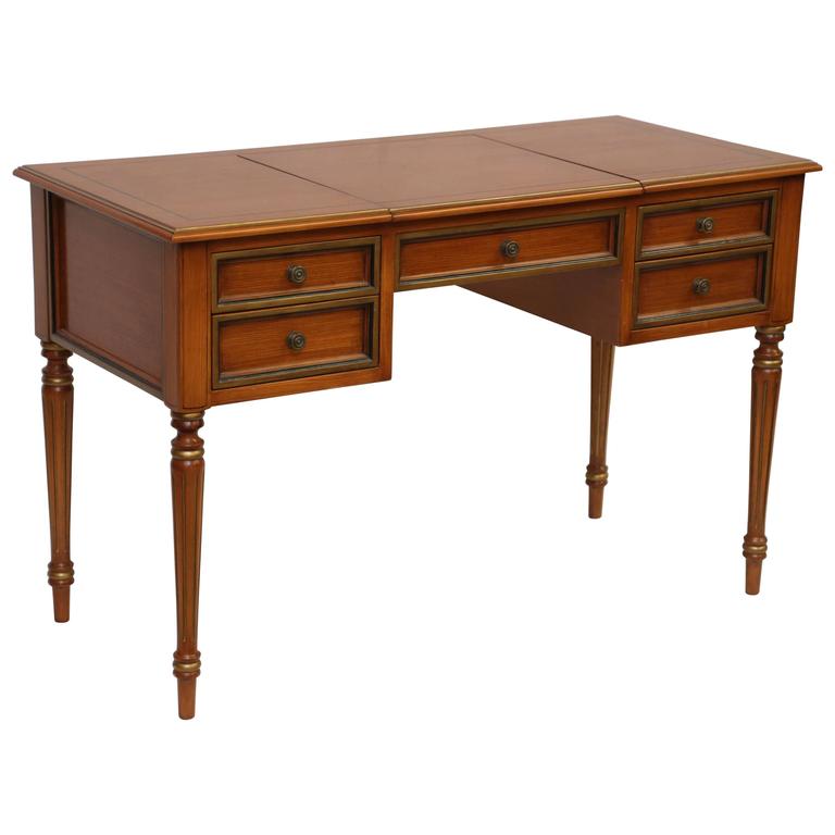 Julia Gray Maple Desk or Dressing Table For Sale at 1stDibs