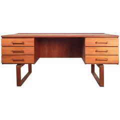 Danish Teak Desk by Bramin 7