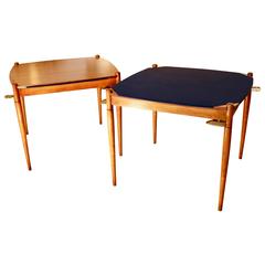 Pair of Game Tables in the Style of Gio Ponti
