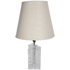 Uno Westerberg for Pukeberg Ice Cube Swedish Glass Table Lamp 10