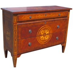 Louis XV Style Inlaid Commode