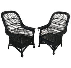 Antique Wicker Chairs by Paine Furniture