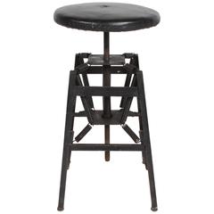 American Cabinet Co. Industrial Architects Drafting Spring Stool