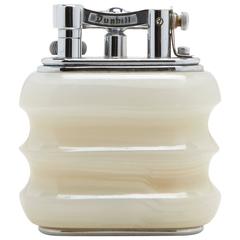 Dunhill White Onyx Table Lighter