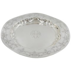 Sterling Silver Hammered Tray