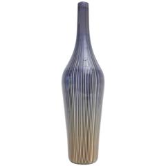 Italian Murano Cenedese Striped Bottle, Vessel, Glass Sculpture/ SALE/ SALE 10