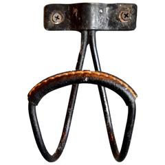 Jacques Adnet Leather Hook