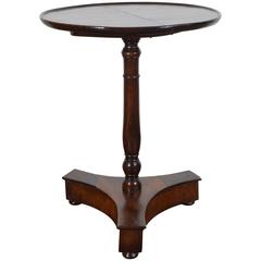 French Restauration Period Circular Walnut Table, circa 1830 12
