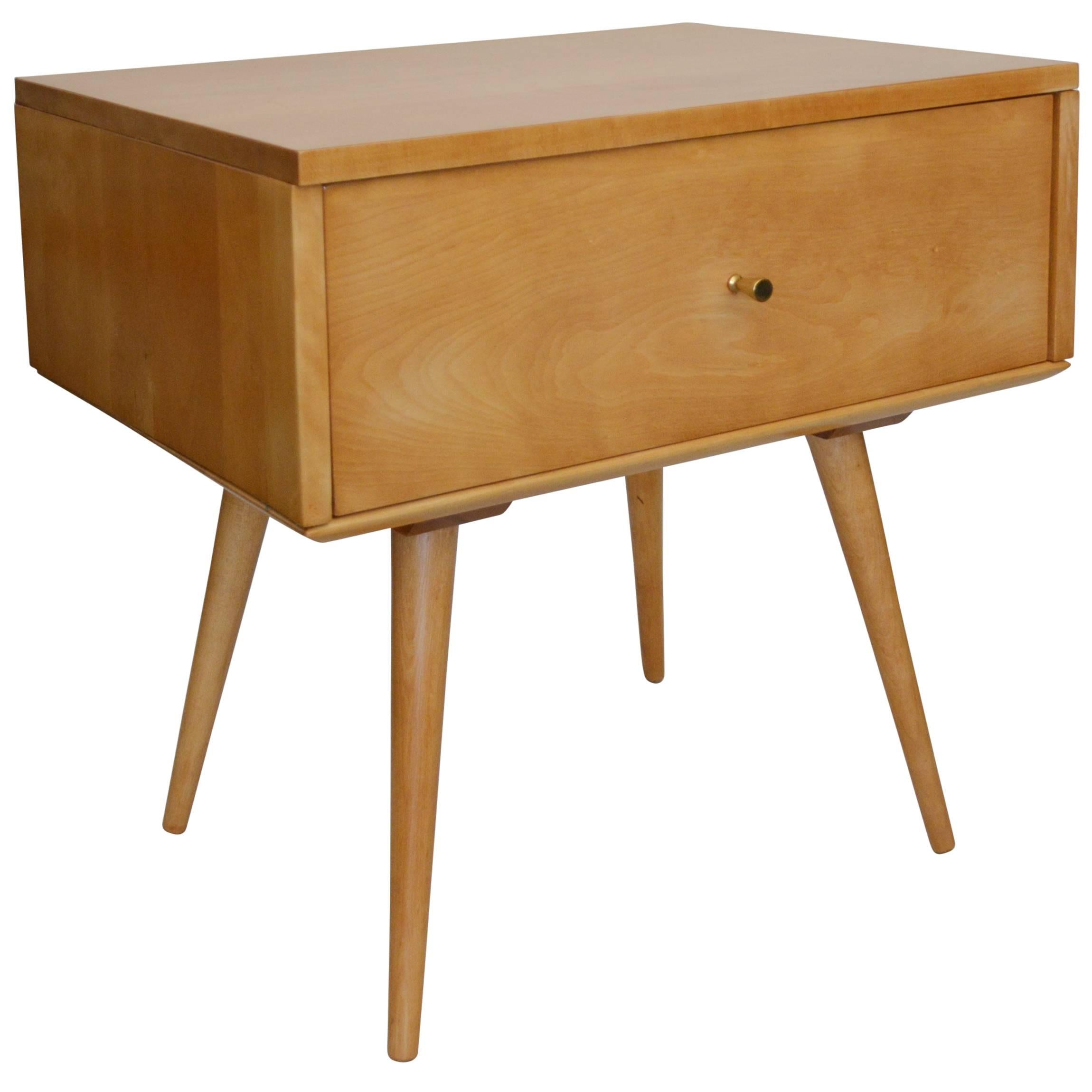 Paul McCobb Planner Group Single Drawer End Table or Nightstand