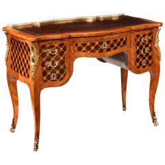 Fine Louis XV Writing Desk Stamped J Schmitz