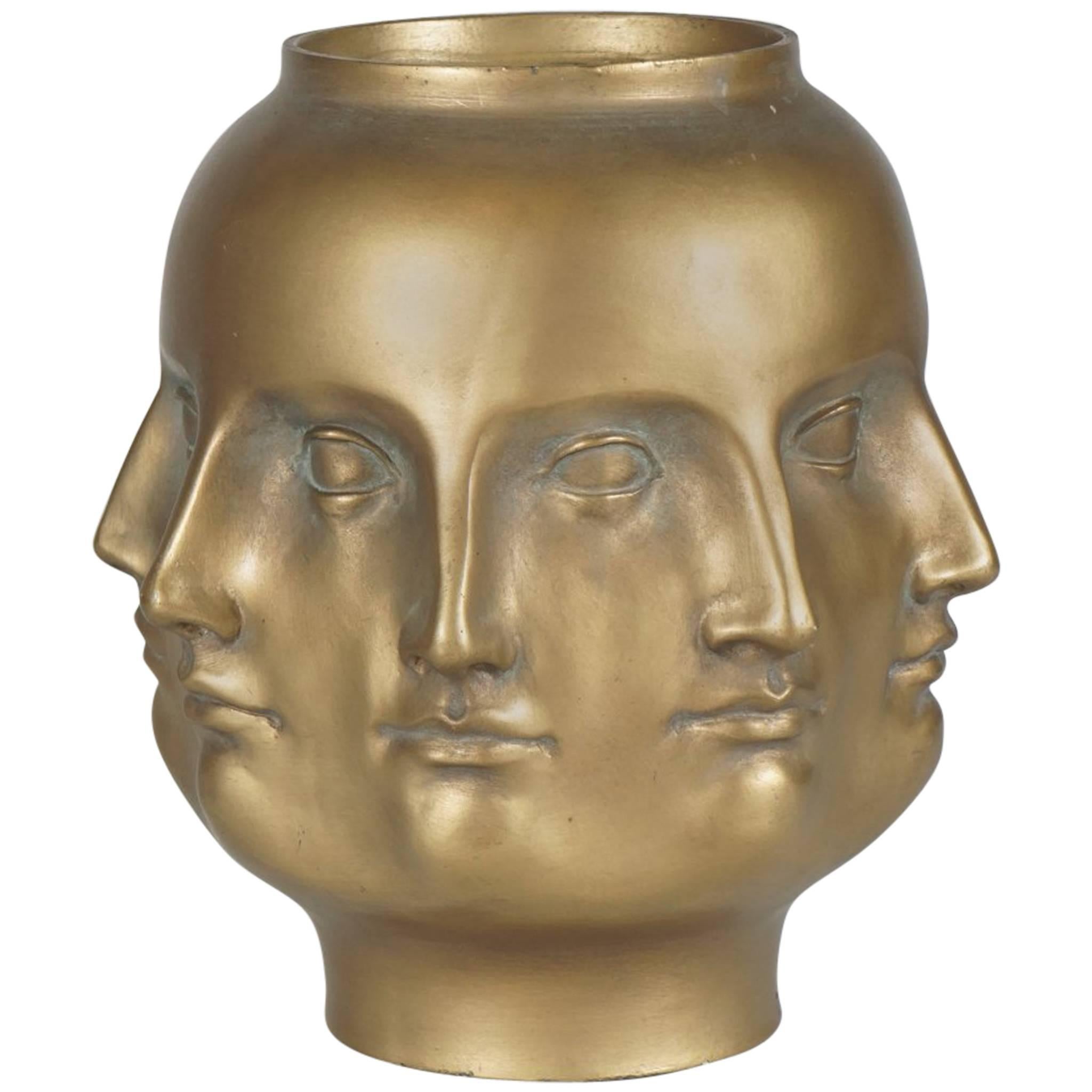 Dora Maar Perpetual Vase in Gold For Sale