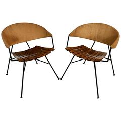 Pair of Arthur Umanoff for Raymor Lounge Chairs, 1950s