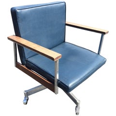 ON SALE- Mid-Century Office Swivel Chair on Casters