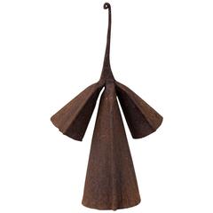 Early 20th Century Tribal Iron Gong Currency, Yoruba People, Nigeria, Africa 11