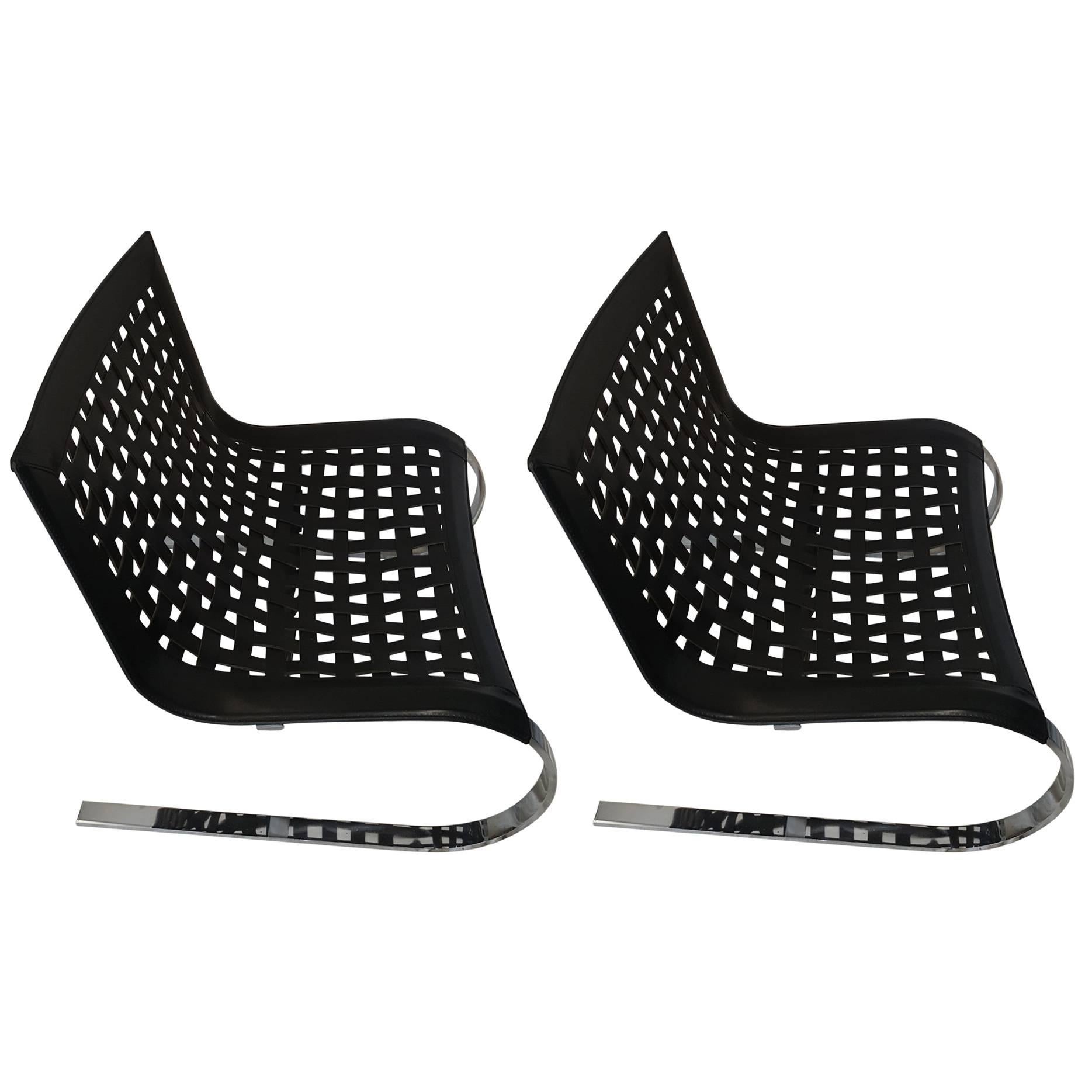 Pair of Fasem Lounge Chairs