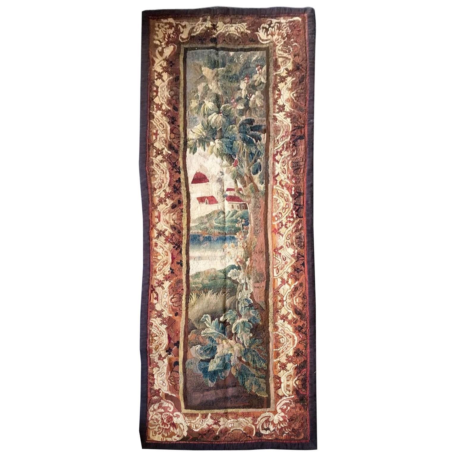 Authentic Aubusson Portiere, 18th Century