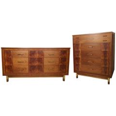 Gorgeous Mid-Century Dresser Set 9