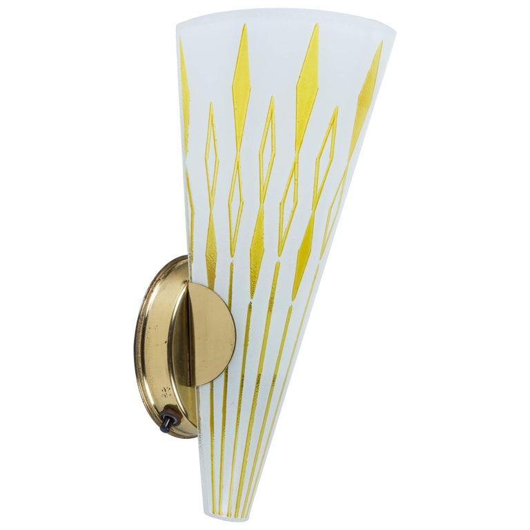 Mid-Century Sconce For Sale