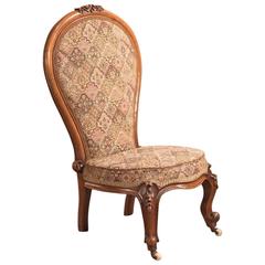 19th Century Antique Nursing Chair, English Regency, circa 1820 12