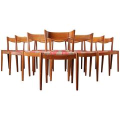 1950s Ib Kofoed Larsen Oak Dining Chairs for Slagelse Møbelværk